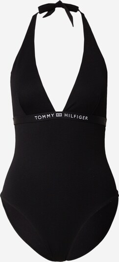 Tommy Hilfiger Underwear Enodelne kopalke | črna / off-bela barva, Prikaz izdelka