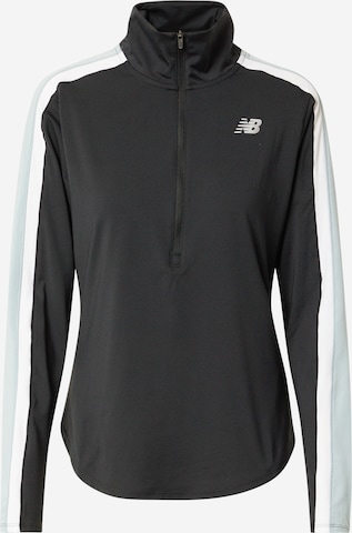 new balance Athletic Sweatshirt in Black: front