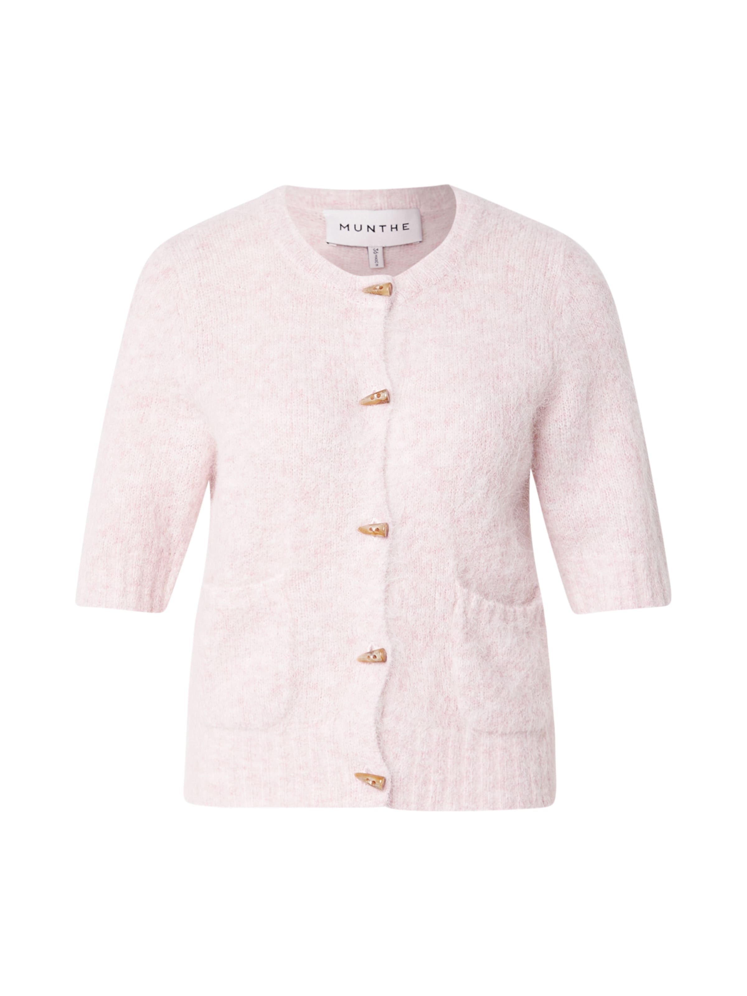 Munthe Вязаная кофта 'LOCCA' в Ярко-розовый: спереди
