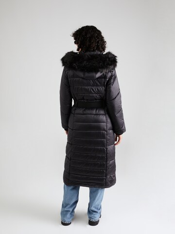 River Island Wintermantel in Zwart