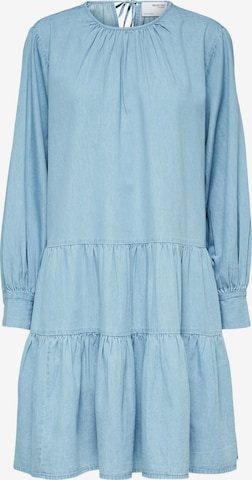 Robe SELECTED FEMME en bleu : devant