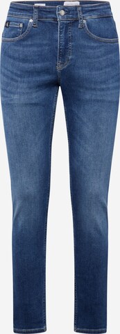Calvin Klein Jeans Skinny Fit Дънки в синьо: отпред