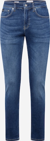 zils Calvin Klein Jeans Šaurs Džinsi: no priekšpuses