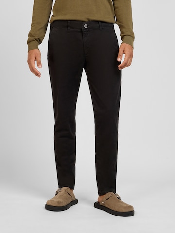 yazubi Slimfit Chinohose 'Kyle' in Schwarz