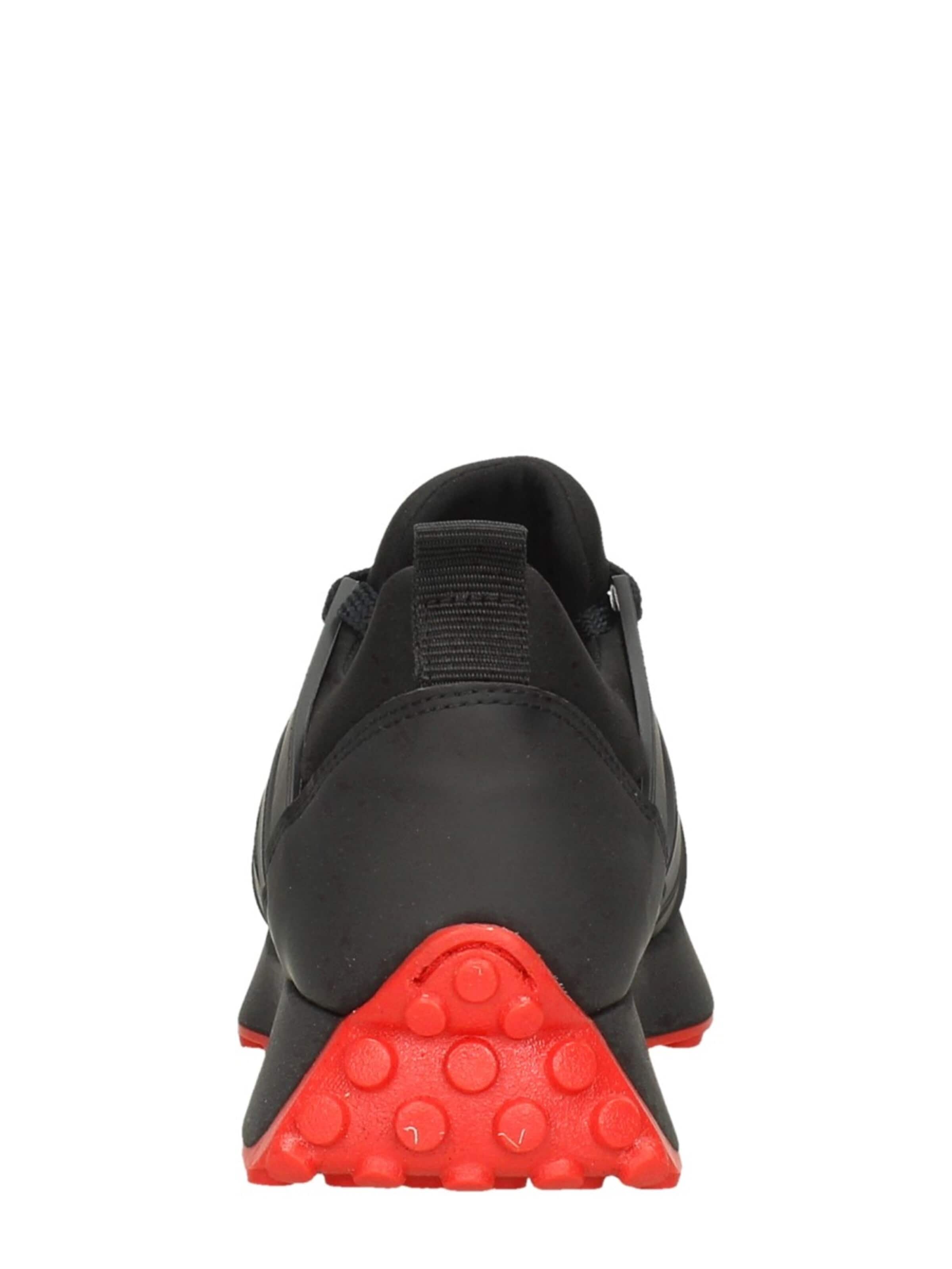 Red-Rag Sneakers 'Sneakers Laag' in Black