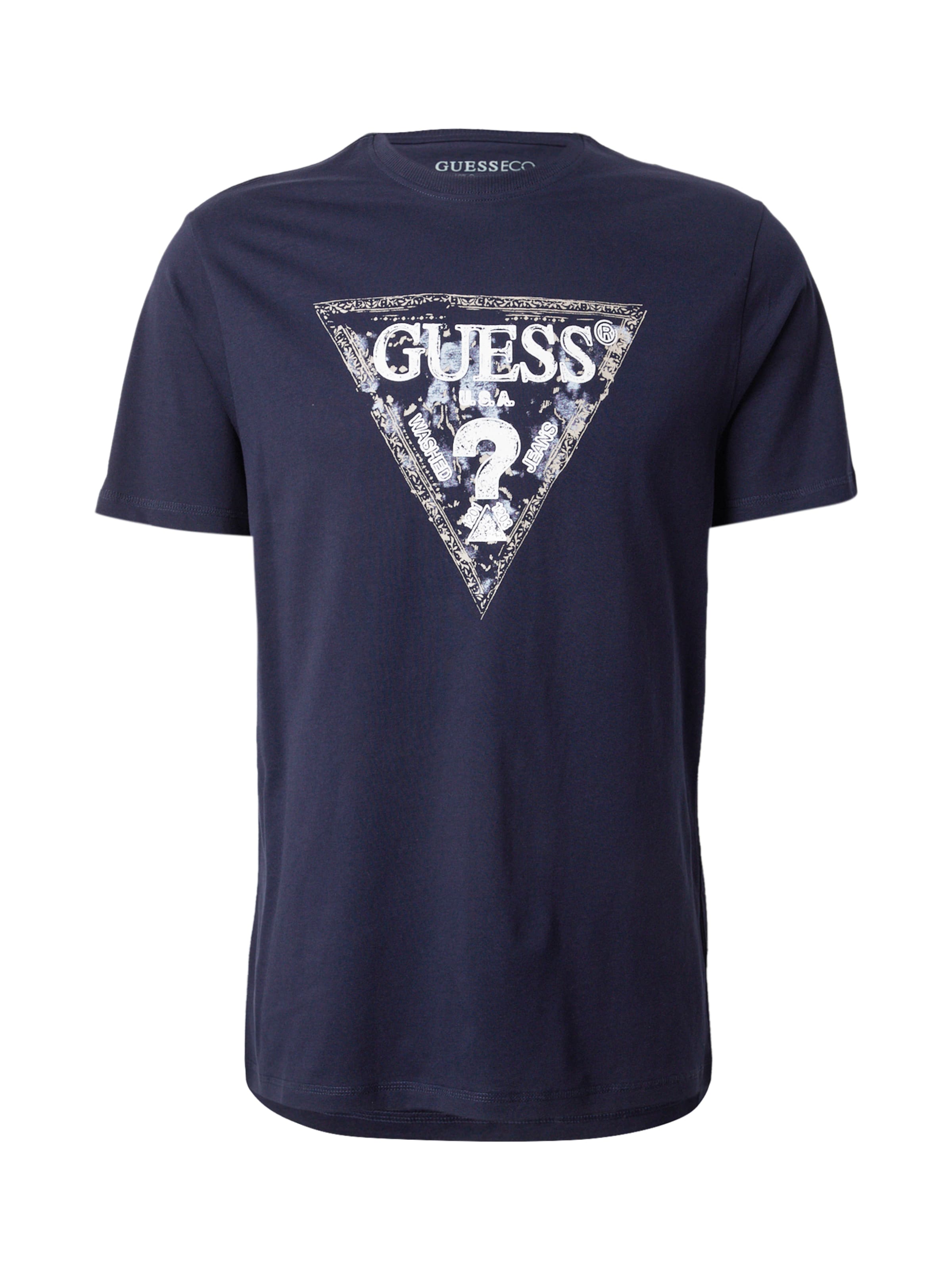 GUESS T-shirt i blå: framsida