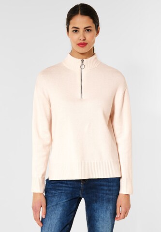 STREET ONE Sweater in Pink: front