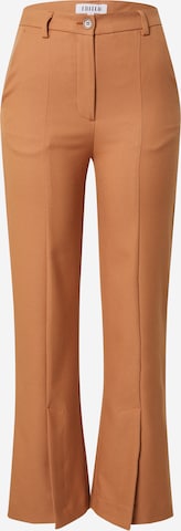 Pantalon 'Emery' EDITED en marron : devant