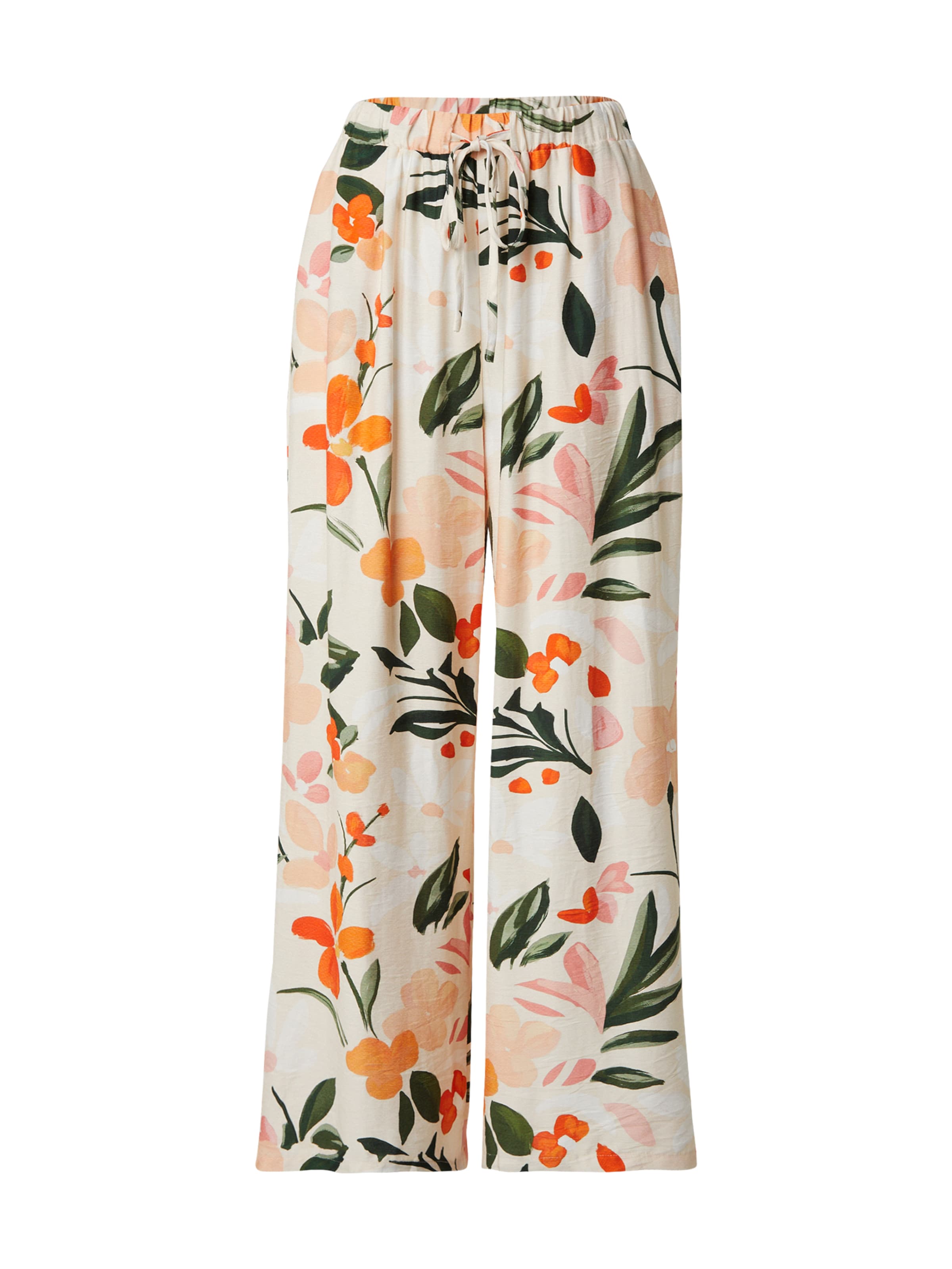 ZABAIONE Wide leg Trousers 'Pa44loma' in White: front