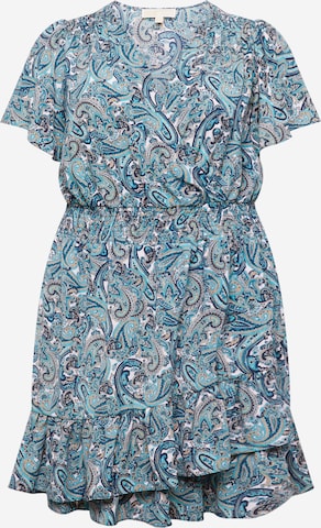 Robe Michael Kors Plus en bleu : devant