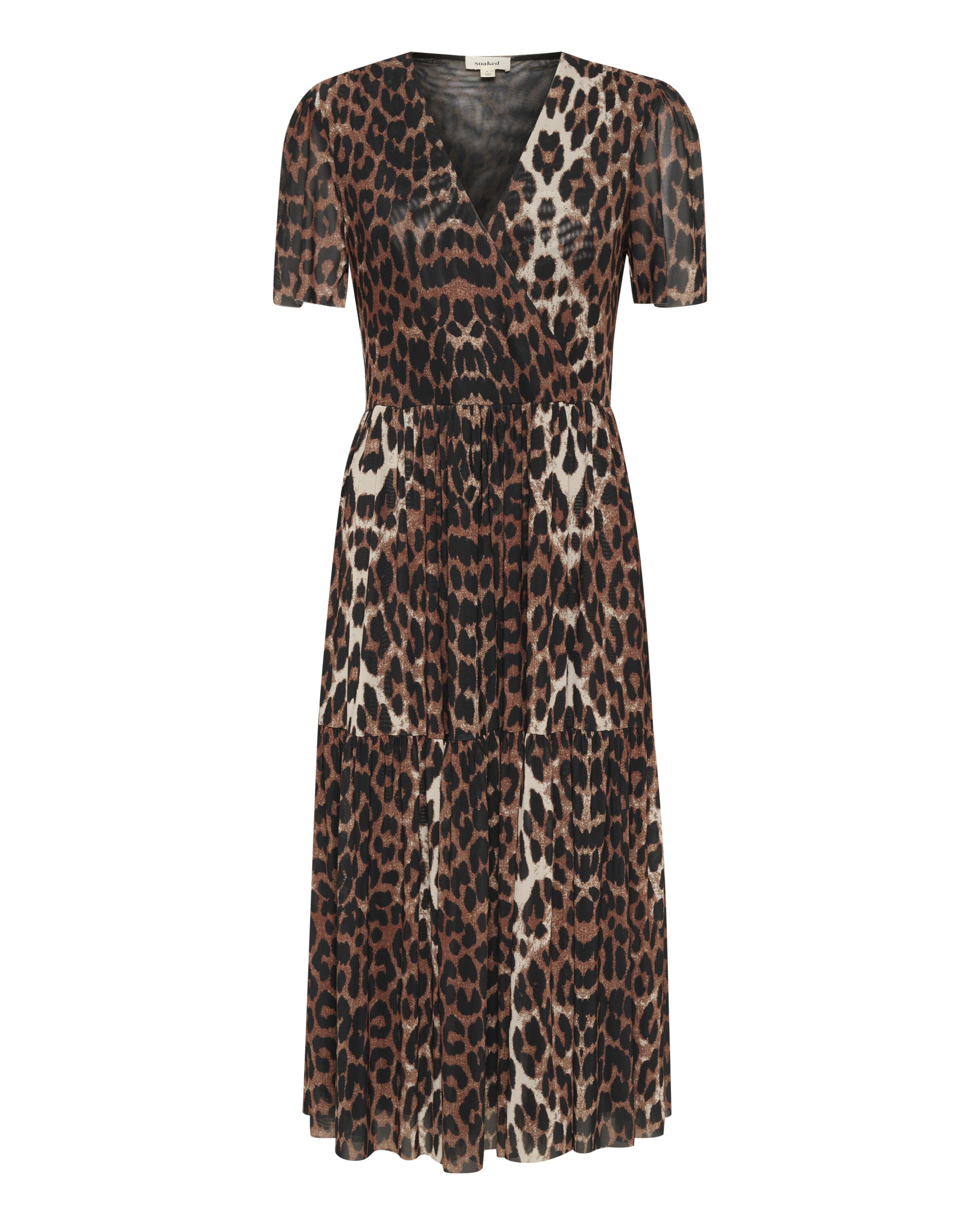 SOAKED IN LUXURY Kjole ' Aldora Nora ' i brun: forside