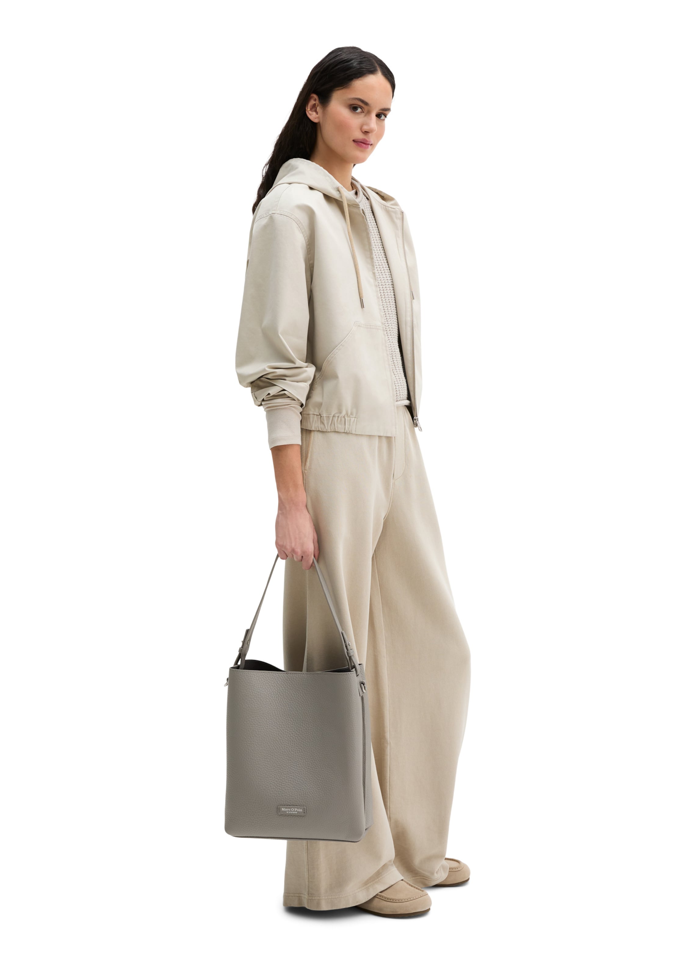 Marc O'Polo Shoulder bag in Grey: front