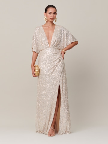 Sável Avondjurk 'Catania' in Beige: voorkant