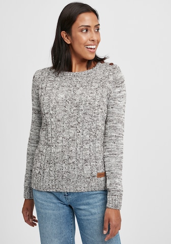 Oxmo Sweater 'Phia' in Grey: front