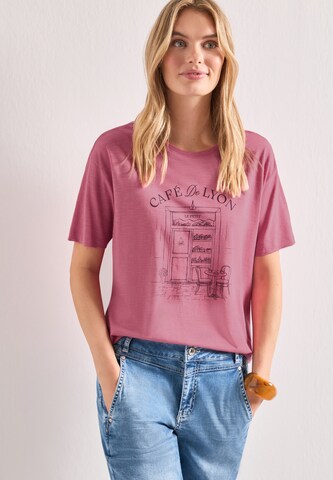 STREET ONE Shirt in Pink: front