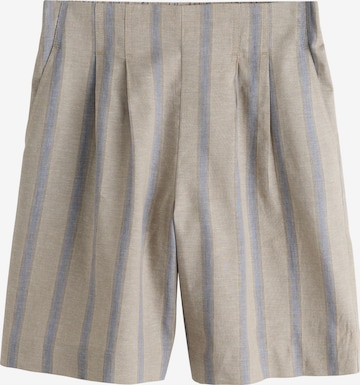 smėlio Next Laisvas Klostuotos kelnės 'N. Premium': priekis