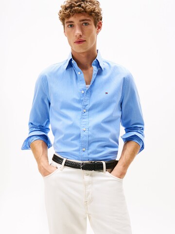 Coupe regular Chemise 'Flex' TOMMY HILFIGER en bleu : devant