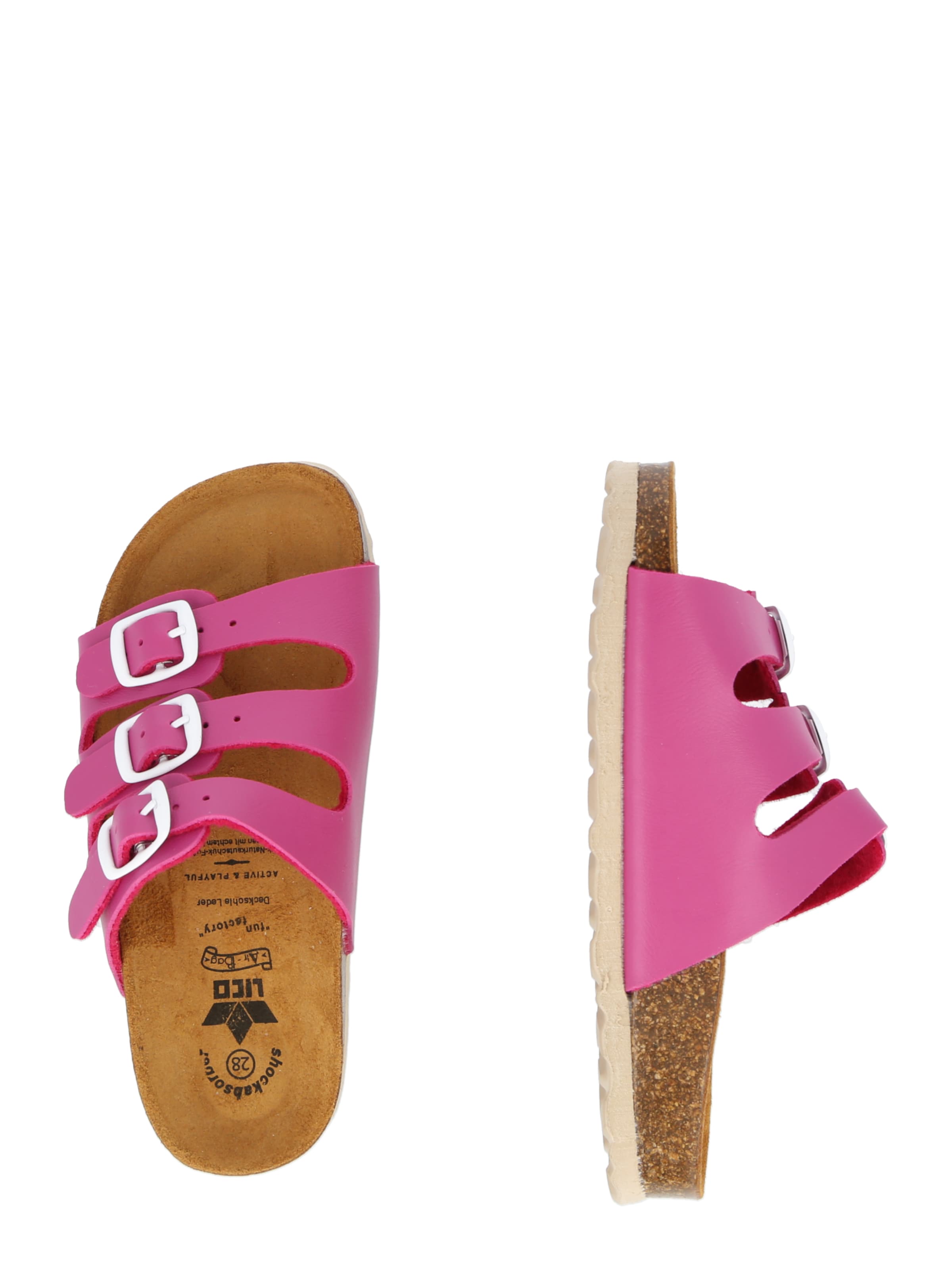 LICO Strand-/badschoen 'Bioline' in Roze
