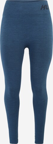 Hummel Slim fit Workout Pants 'TE' in Blue: front