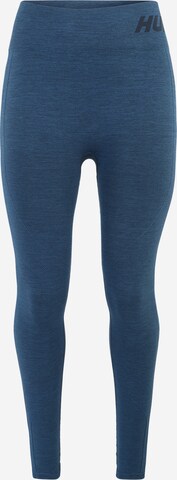 Hummel Slimfit Sportbroek 'TE' in Blauw: voorkant