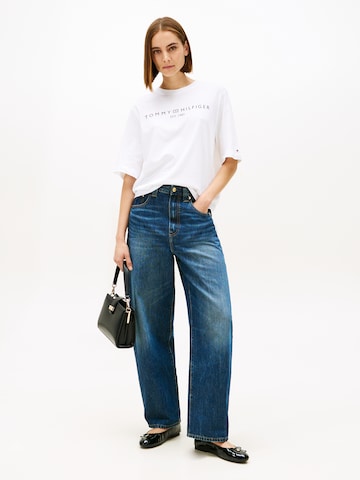 Tricou de la TOMMY HILFIGER pe alb