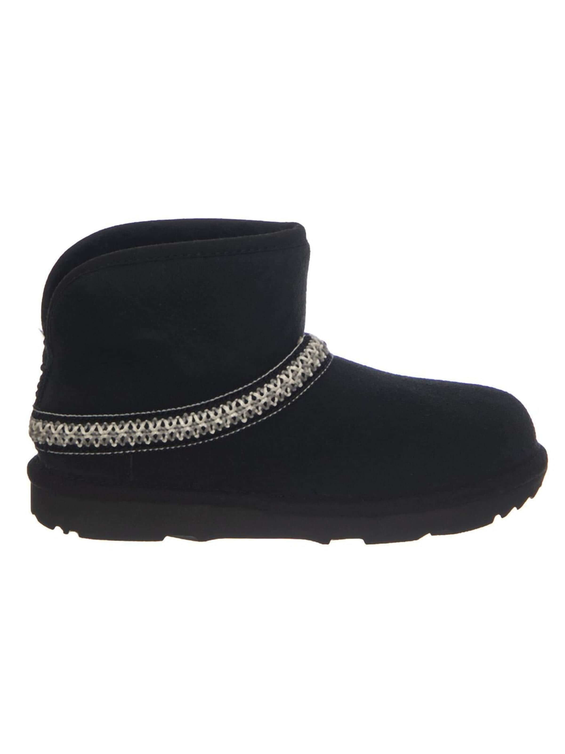 Stivale 'K Classic Mini Crescent Black' di UGG in nero