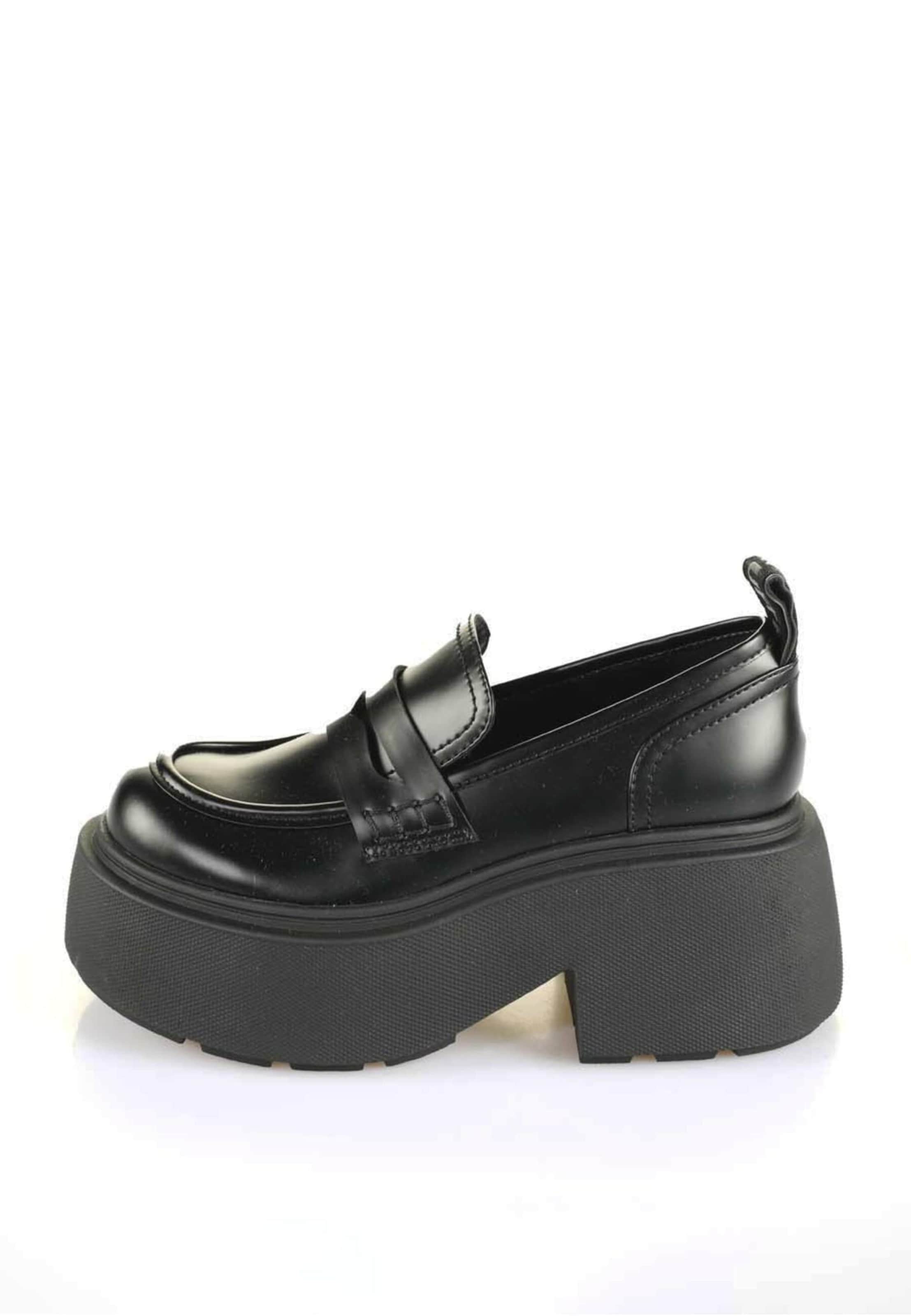 juoda BUFFALO Loaferai 'Vicious': priekis