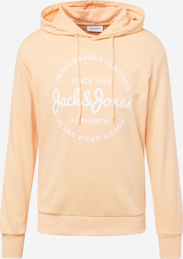 JACK & JONES Sweat-shirt 'FOREST' en abricot / blanc, Vue avec produit