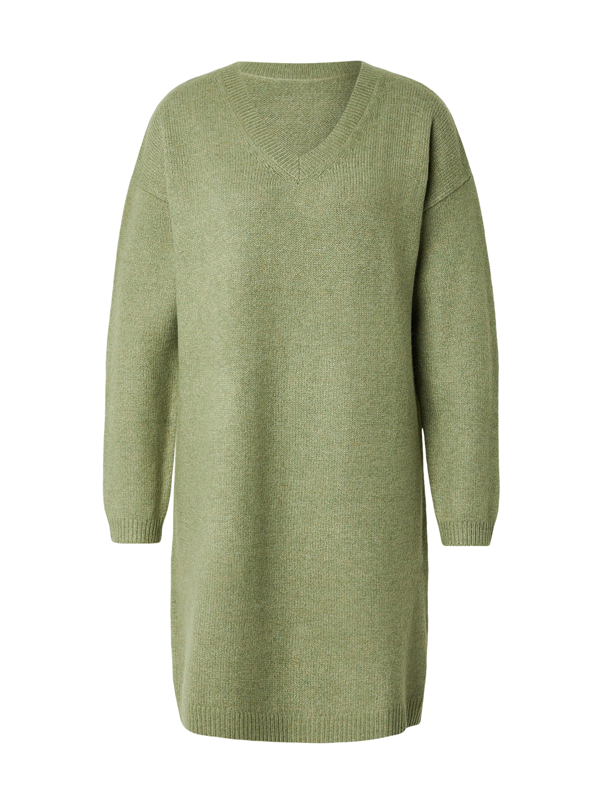 VILA Pletené šaty - Zelená: predná strana