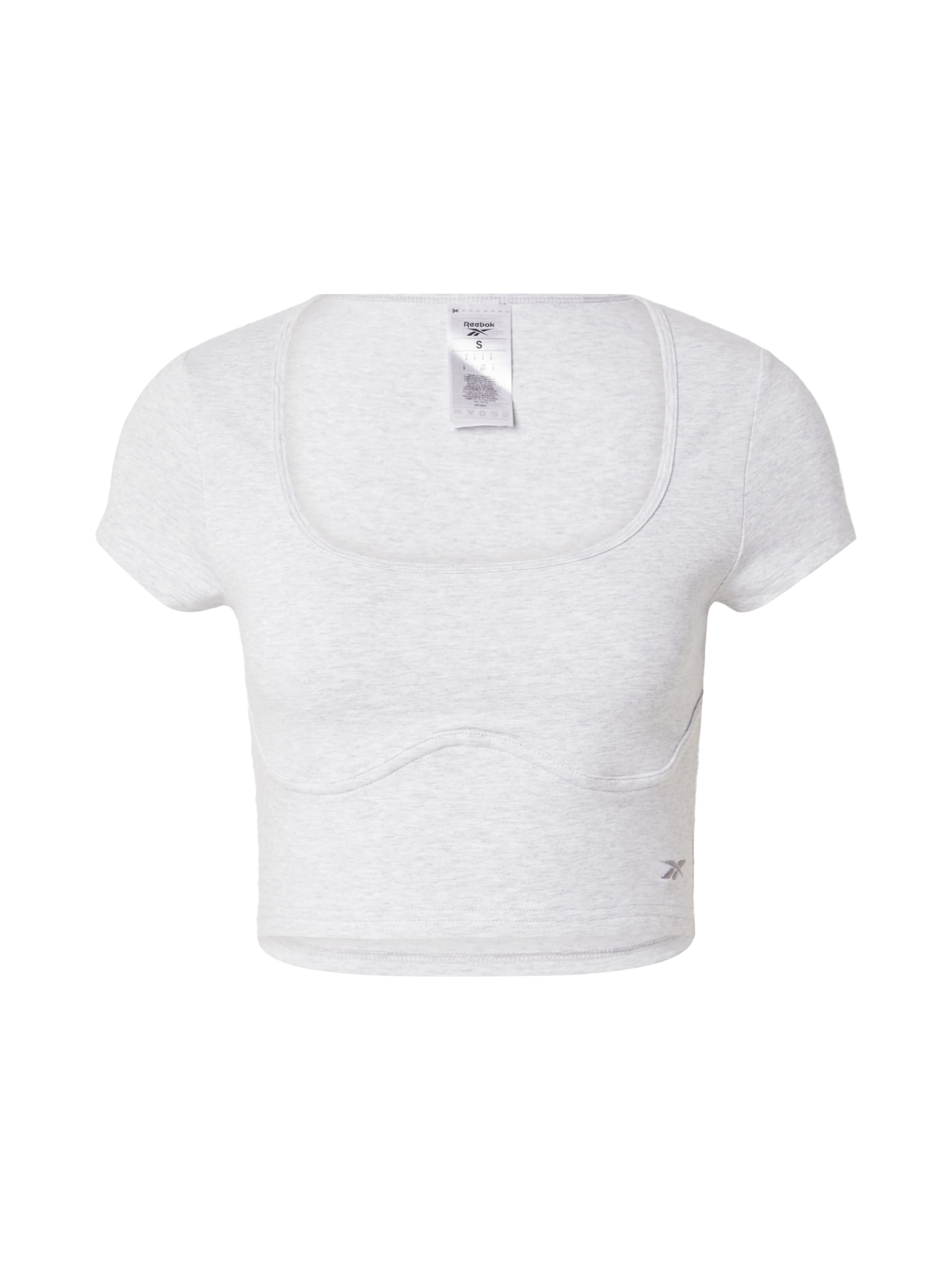 Reebok Funkční tričko – šedá: přední strana