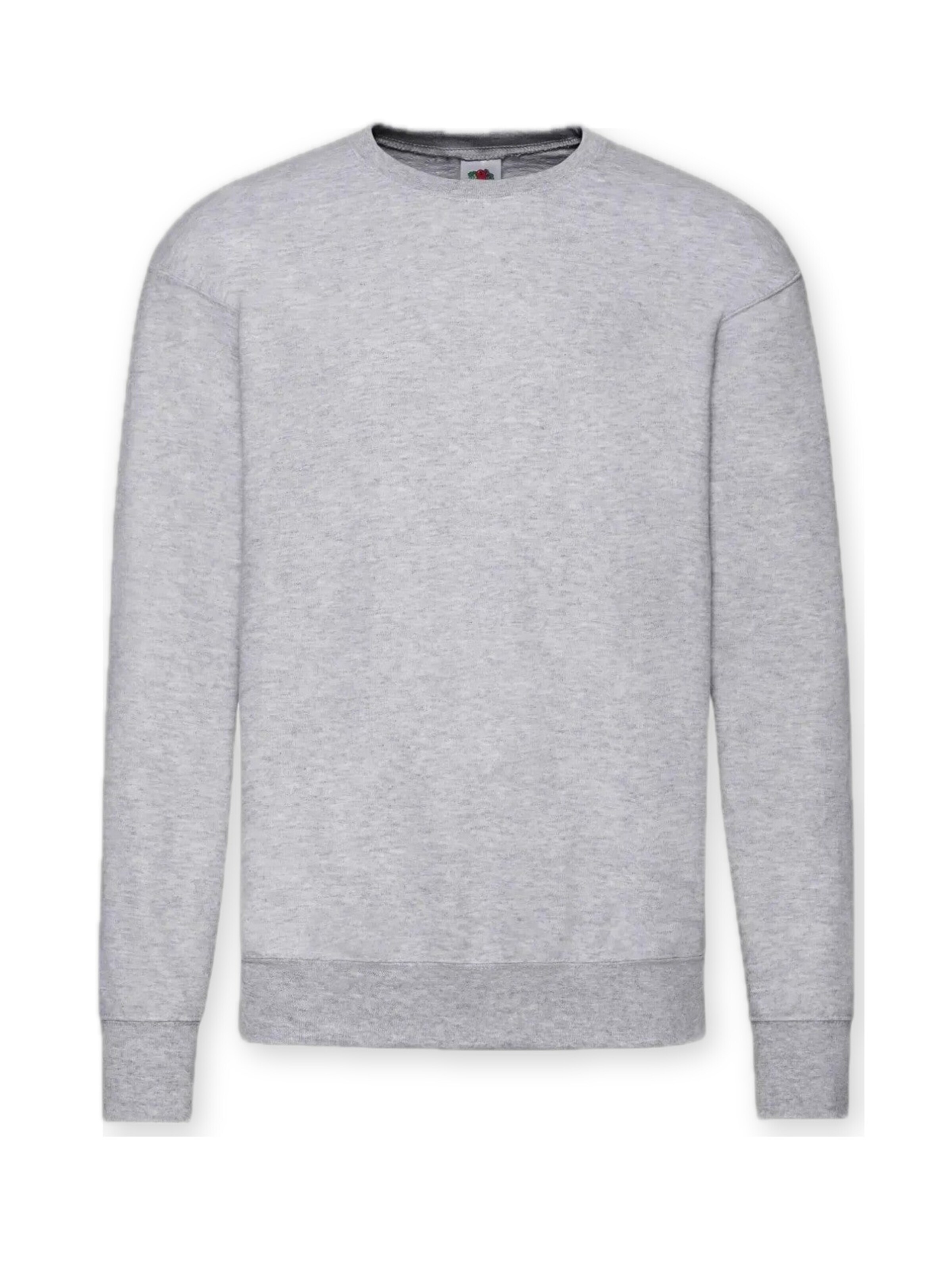 Felpa 'Crewneck sweatshirt' di FRUIT OF THE LOOM in grigio: frontale