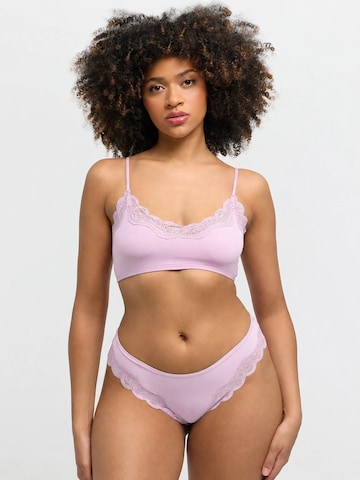 Bustino Reggiseno 'Lace Bralette' di cfab in lilla