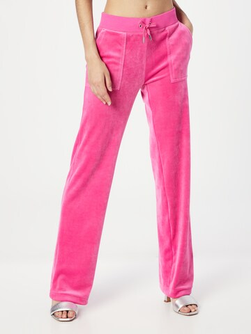 Juicy Couture Regular Broek 'DEL RAY' in Roze: voorkant