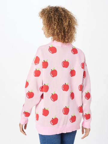 Daisy Street Sweater in Pink