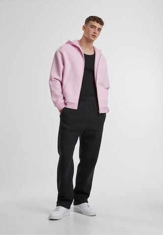 Urban Classics Sweat jacket in Pink