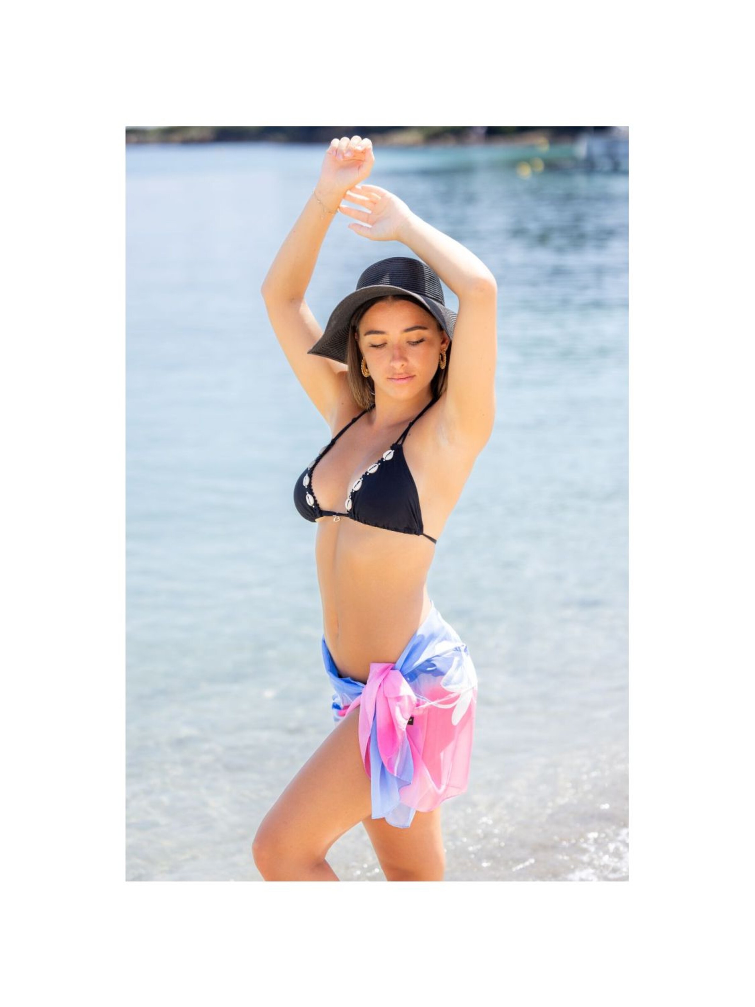 Jupe 'SANDRA' alberto cabale en bleu