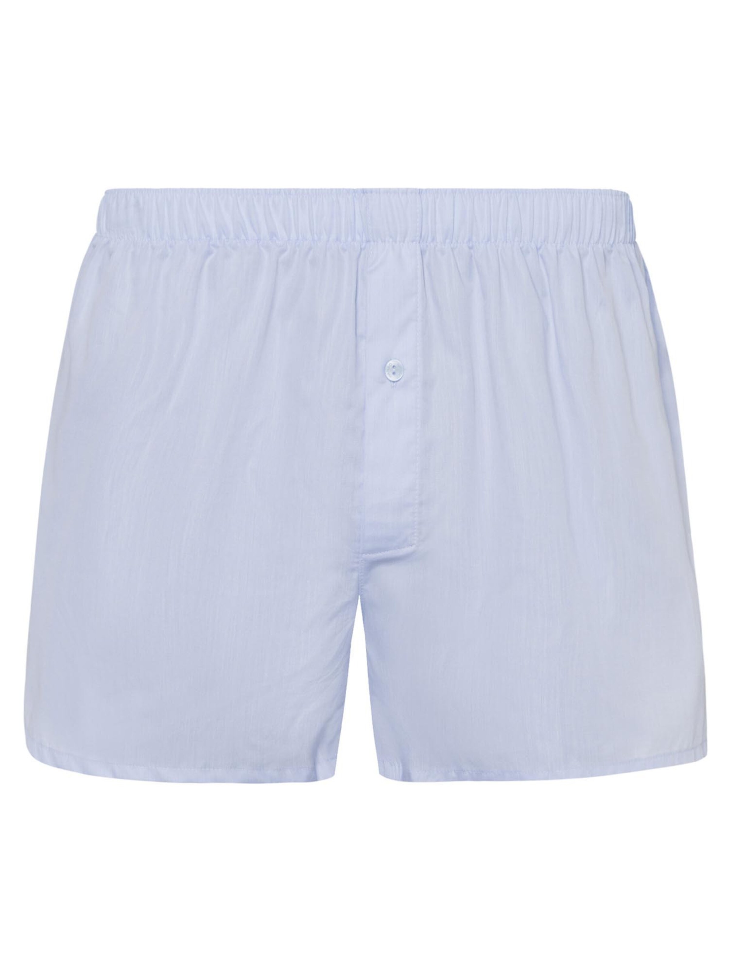 Hanro Boxer shorts 'Fancy Woven' in Blue: front