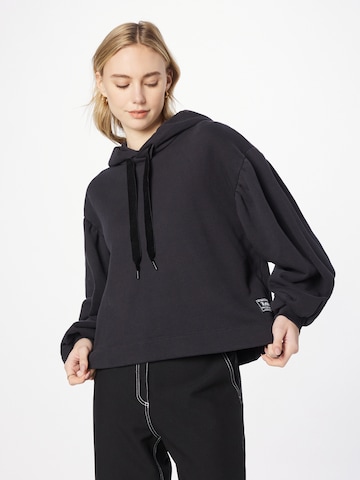 Sweat-shirt 'Akane Rusched Hoodie' LEVI'S ® en noir : devant
