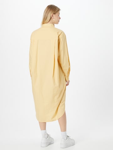 Robe-chemise 'Haddis' MSCH COPENHAGEN en jaune