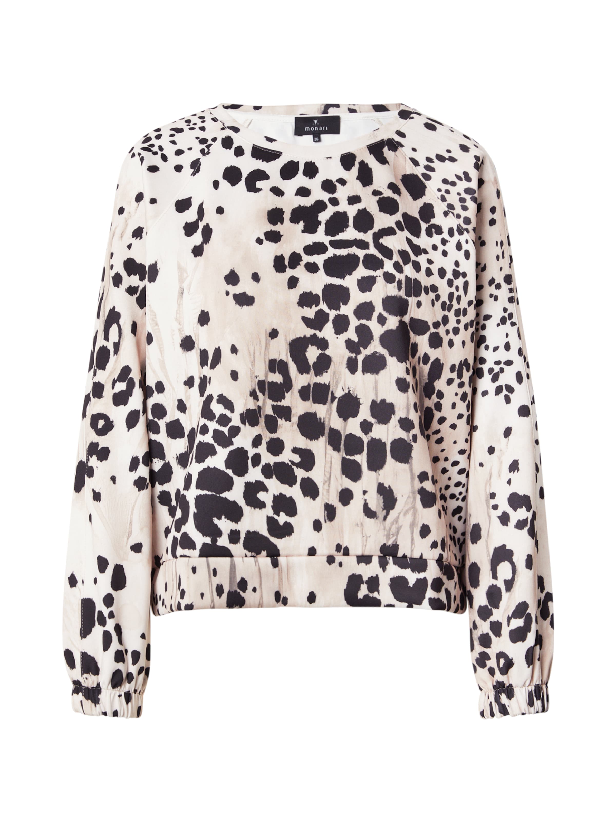 Sweat-shirt monari en beige : devant