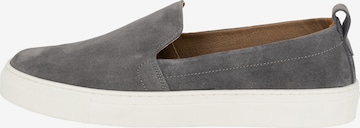 MO Slip-Ons in Grey: front