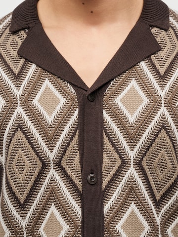 JOOP! Jeans Kardigan 'Diamor' w kolorze brązowy