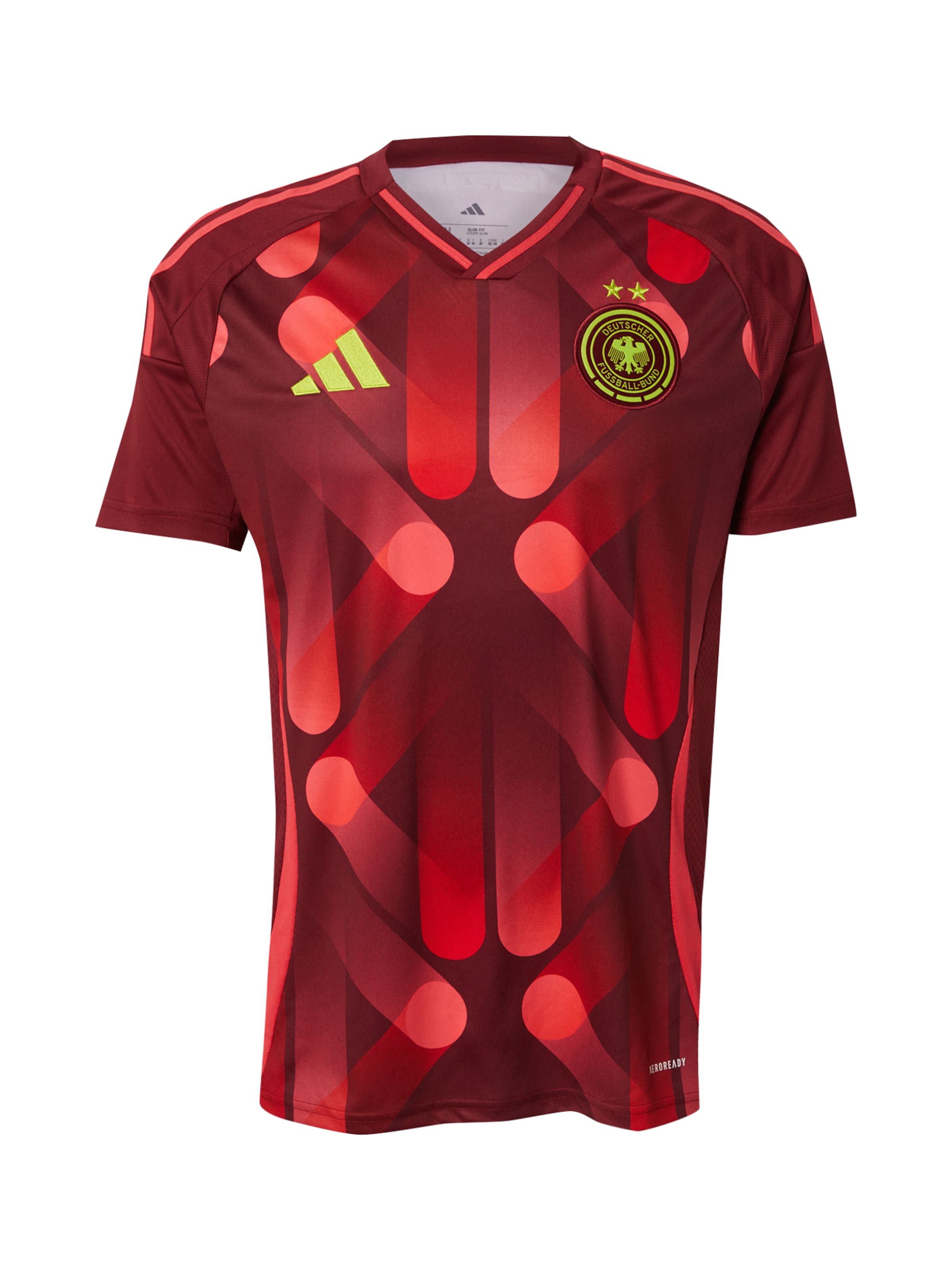 Maglia trikot 'Germany 25 Away' di ADIDAS PERFORMANCE in rosso: frontale