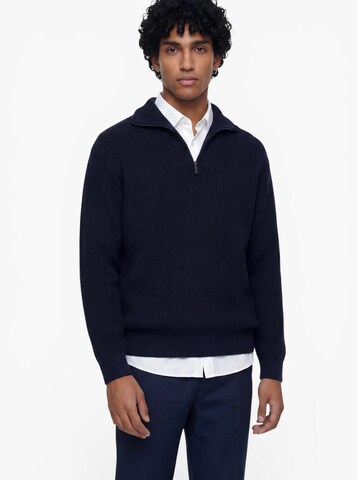 SELECTED Pullover 'SLHDRY' in Blau: Vorderseite