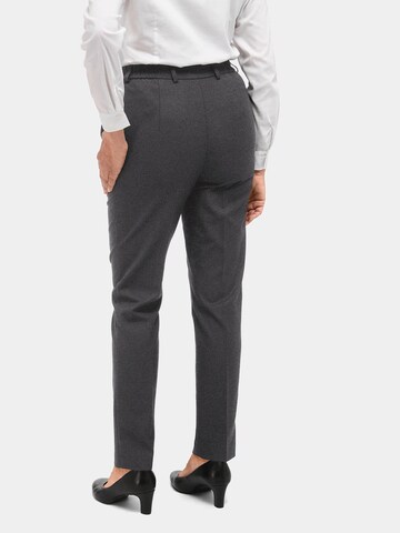 Goldner Slimfit Hose 'Anna' in Grau