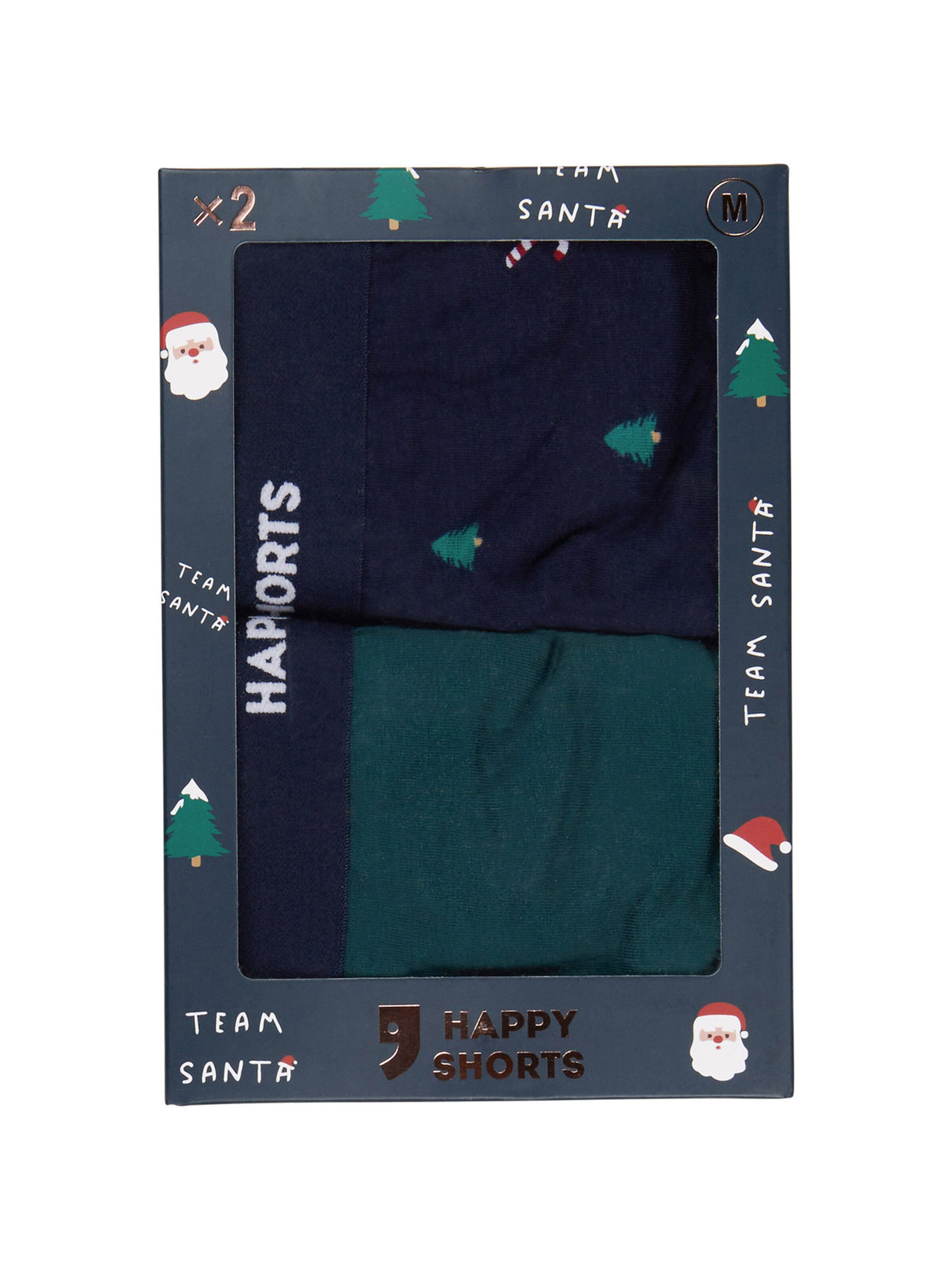 Happy Shorts Boxer shorts 'Xmas' in Blue