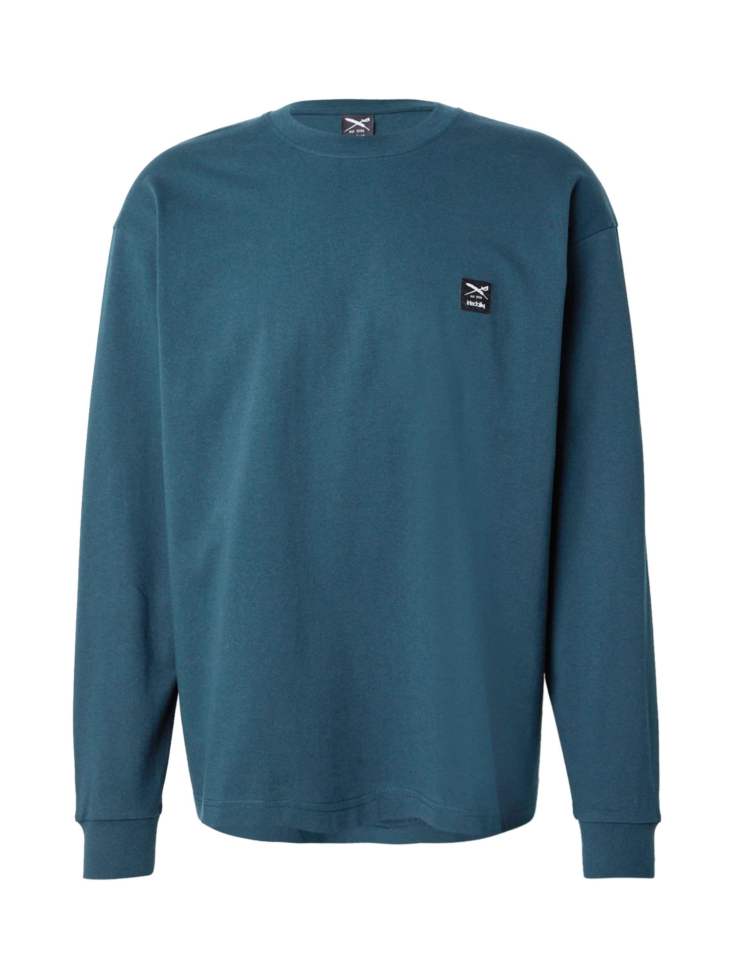 Iriedaily Tričko 'Heavy Flag' – zelená: přední strana