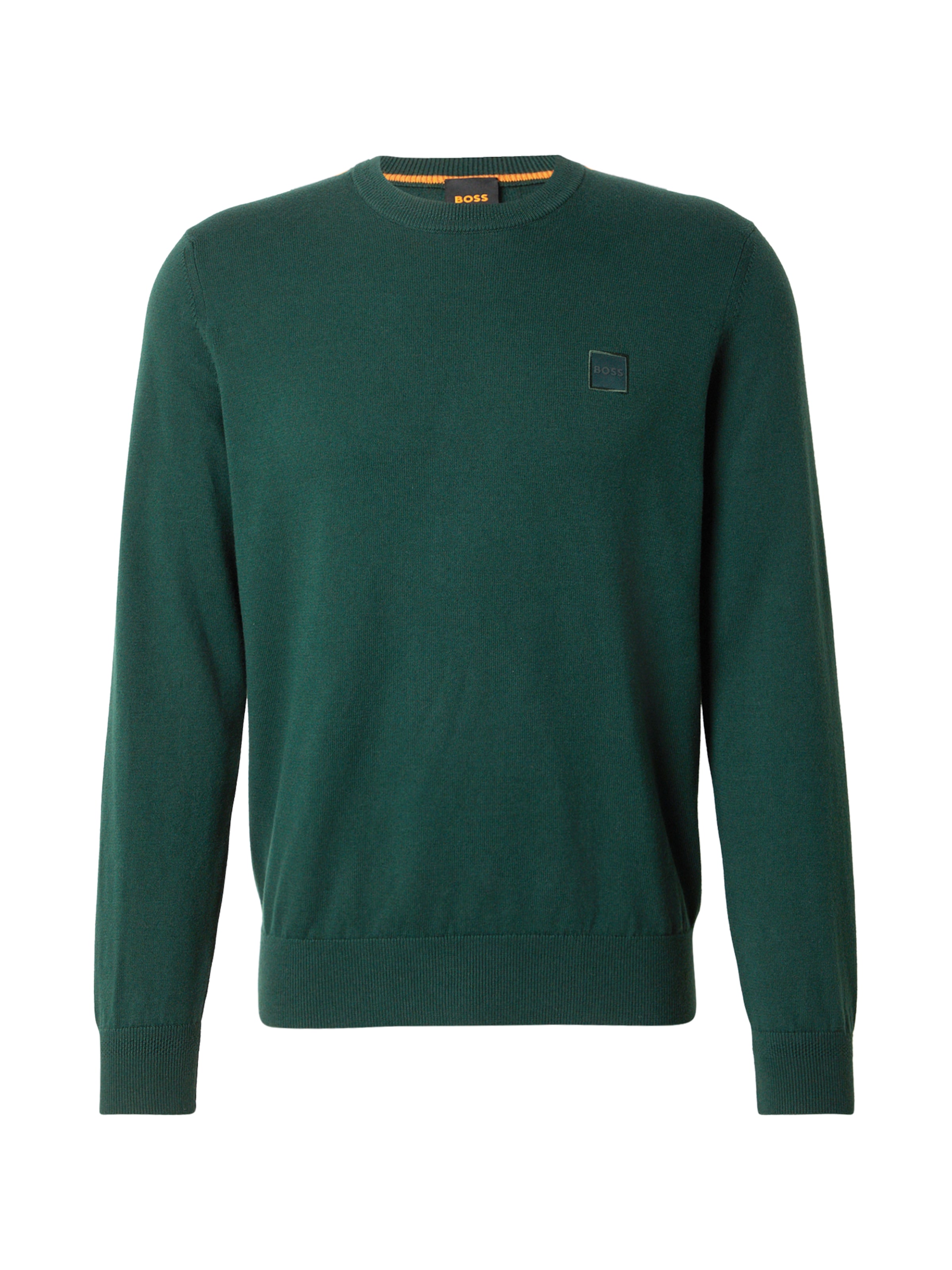 BOSS Trui 'Kanovano' in Groen: voorkant