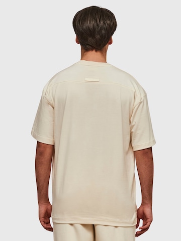 THE ODDS Shirt 'Loose T-Shirt / alphabet' in Beige