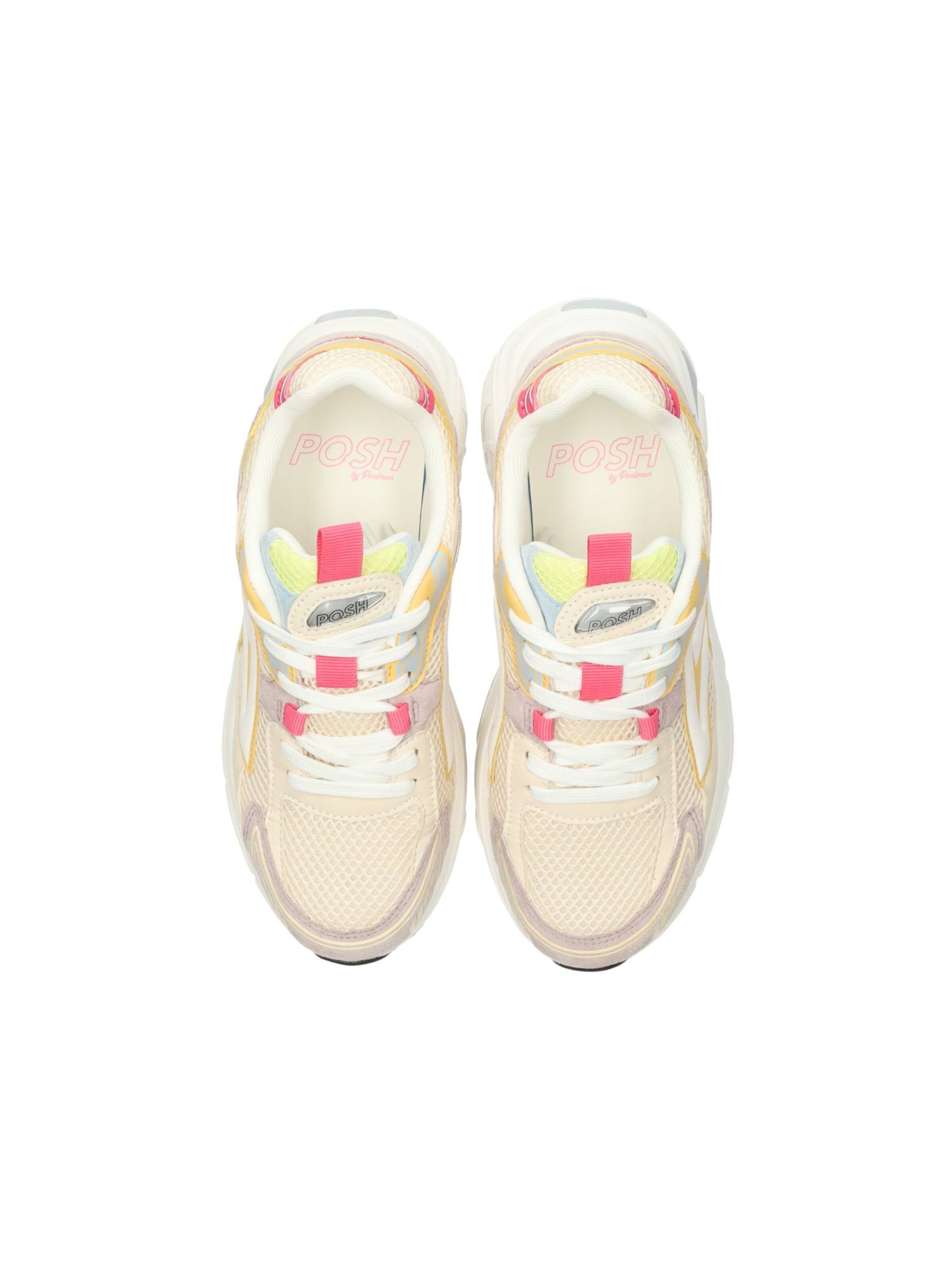 Baskets basses 'Ginny' POSH by Poelman en beige